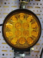 КНР Фара светодиод круг 42W 14д желтый